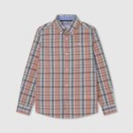cămașă din popelin în carouri marple băiat Pepe Jeans studio roșu 6Z0R461659