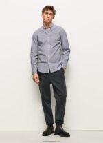 cămașă din poplin în carouri lamar bărbați Pepe Jeans jarman 6Z0R461046 - imagine 2