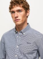 cămașă din poplin în carouri lamar bărbați Pepe Jeans jarman 6Z0R461046 - imagine 3