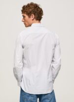 cămașă din poplin larry slim fit bărbați Pepe Jeans albastru înălbitor 6Z0R461028 - imagine 4