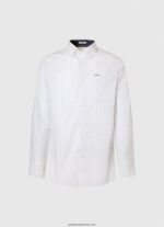 cămașă din poplin larry slim fit bărbați Pepe Jeans albastru înălbitor 6Z0R461028 - imagine 5