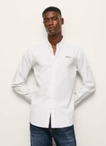 cămașă dobby în dungi lisselton bărbați Pepe Jeans alb 6Z0R461064