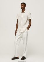 cămașă latimer cu mânecă scurtă bărbați Pepe Jeans malţ 6Z0R461061 - imagine 2