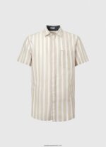cămașă latimer cu mânecă scurtă bărbați Pepe Jeans malţ 6Z0R461061 - imagine 5