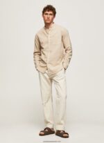 cămașă levenshulme cu ajustare regulată bărbați Pepe Jeans malţ 6Z0R461040 - imagine 2