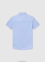 cămașă misterton cu mânecă scurtă băiat Pepe Jeans albastru înălbitor 6Z0R461674 - imagine 2