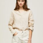 cămașă simplă cu ajustare normală femei Pepe Jeans zer 6Z0R46359