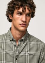 cămașă slim cu carouri bărbați Pepe Jeans turnare 6Z0R461036 - imagine 3