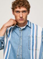 cămașă supradimensionată denim devon bărbați Pepe Jeans denim 6Z0R461021 - imagine 4