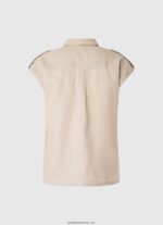 cămașă utilitare cu mâneci scurte femei Pepe Jeans piatră 6Z0R46341 - imagine 5