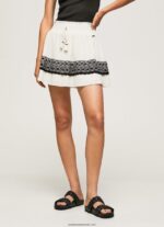 fusta cu detalii crosetate femei Pepe Jeans mousse 6Z0R46480 - imagine 2
