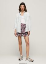 fusta fluida cu volane femei Pepe Jeans multi 6Z0R46494