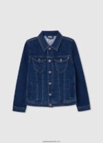 geacă biker cu umăr căptușită băiat Pepe Jeans negru 6Z0R461571 - imagine 5