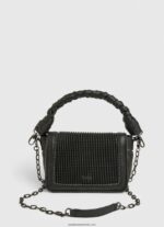 geantă crossbody cu detalii căptușite femei Pepe Jeans negru 6Z0R46708 - imagine 2