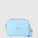 geantă de călătorie cu logo în relief femei Pepe Jeans cer 6Z0R46750
