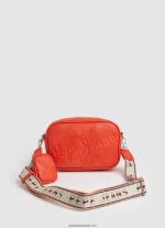 geantă de mână din răchită lucrată manual femei Pepe Jeans tutun 6Z0R46716 - imagine 5