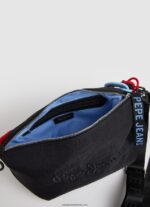 geanta de umar cu maner detasabil femei Pepe Jeans negru 6Z0R46734 - imagine 3