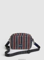 geantă shopper din țesătură în zig zag femei Pepe Jeans dulwich 6Z0R46739 - imagine 4