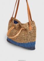geantă tote din paie împletită femei Pepe Jeans dulwich 6Z0R46745 - imagine 3
