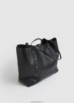 geantă tote din piele femei Pepe Jeans negru 6Z0R46747 - imagine 2