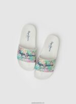glisor martina beach flip flops fată Pepe Jeans alb 6Z0R461346 - imagine 2