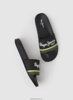 glisor portobello beach flip flops bărbați Pepe Jeans negru 6Z0R461261 - imagine 2