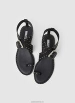 Hayes trend sandale plate femei Pepe Jeans negru 6Z0R46656 - imagine 2