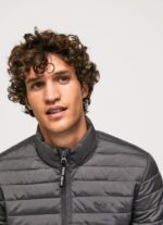 jachetă căptușită bărbați Pepe Jeans negru spalat 6Z0R46839 - imagine 3