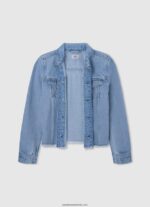 jachetă de denim cu potrivire obișnuită fată Pepe Jeans denim 6Z0R461357 - imagine 3
