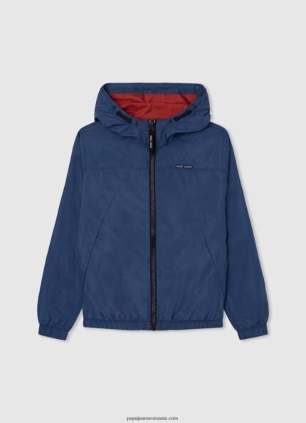 jachetă de vânt cu glugă băiat Pepe Jeans jarman 6Z0R461563