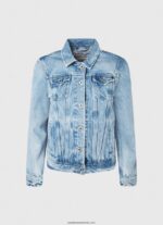 jachetă din denim slim fit femei Pepe Jeans denim 6Z0R46102 - imagine 5