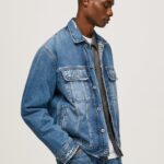 jachetă din denim supradimensionată bărbați Pepe Jeans denim 6Z0R46818