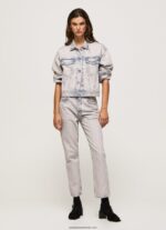 jachetă din denim supradimensionată femei Pepe Jeans denim 6Z0R46125 - imagine 2