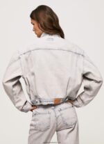 jachetă din denim supradimensionată femei Pepe Jeans denim 6Z0R46125 - imagine 5