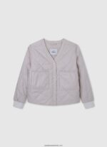 jachetă matlasată sheryline fată Pepe Jeans off dantela 6Z0R461355
