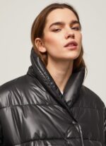 jachetă strălucitoare căptușită femei Pepe Jeans negru 6Z0R46123 - imagine 3