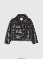 jachetă strălucitoare căptușită femei Pepe Jeans negru 6Z0R46123 - imagine 5