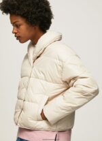 jachetă strălucitoare căptușită femei Pepe Jeans piele de bivol 6Z0R46124
