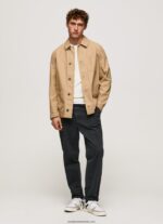 jachetă utilitare din pânză bărbați Pepe Jeans cămilă 6Z0R46827 - imagine 2