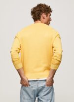 jerseu de bumbac cu guler rotund bărbați Pepe Jeans strălucire 6Z0R46862 - imagine 4