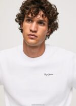 jumper de imprimare foto bărbați Pepe Jeans alb 6Z0R46867 - imagine 4