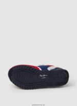 london may pantofi sport combinați băiat Pepe Jeans roșu 6Z0R461531 - imagine 5