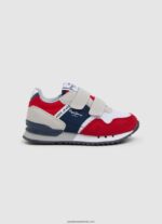 london may pantofi sport combinați băiat Pepe Jeans roșu 6Z0R461536