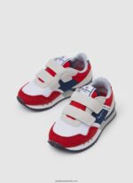 london may pantofi sport combinați băiat Pepe Jeans roșu 6Z0R461536 - imagine 3