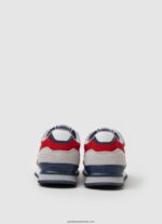 london may pantofi sport combinați băiat Pepe Jeans roșu 6Z0R461536 - imagine 4