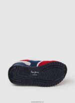 london may pantofi sport combinați băiat Pepe Jeans roșu 6Z0R461536 - imagine 5