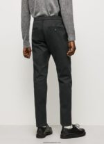 pantaloni charly chino bărbați Pepe Jeans negru 6Z0R461107 - imagine 4