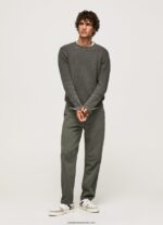 pantaloni chino largi bărbați Pepe Jeans turnare 6Z0R461105