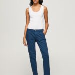 pantaloni chino regulati maura femei Pepe Jeans ocean 6Z0R46309