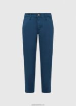 pantaloni chino regulati maura femei Pepe Jeans ocean 6Z0R46309 - imagine 5